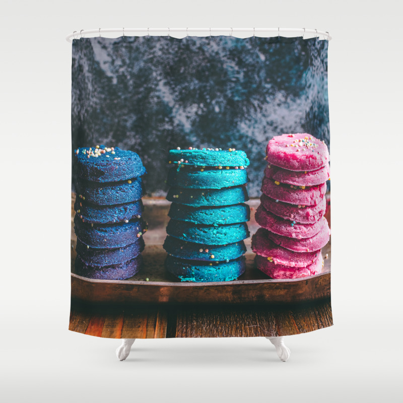 No Bake Unicorn Cookies Shower Curtain By Therusticvegan Society6