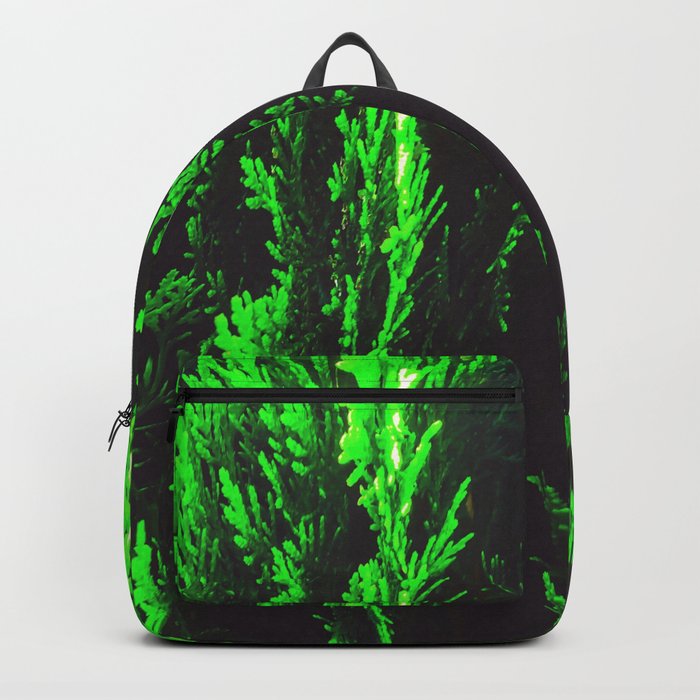 closeup green leaf texture abstract background Backpack