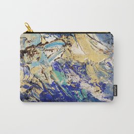 Paddling Out III Carry-All Pouch | Painting, Nature, Pop Surrealism, Abstract 