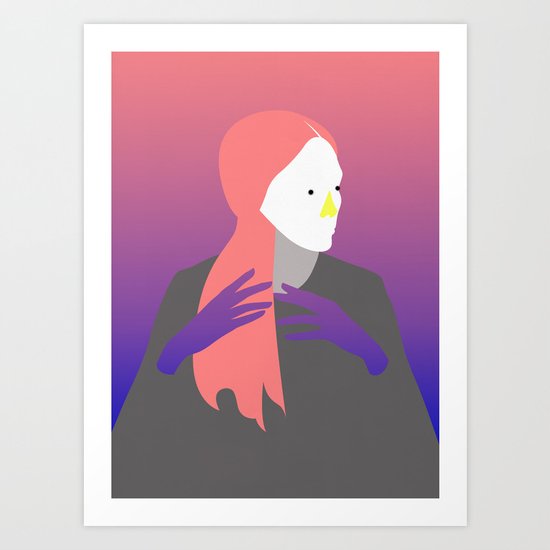 pensive Art Print
