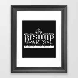 Bishop Arts District Framed Art Print