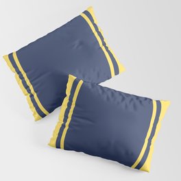 Yellow and Blue Pattern Pillow Sham