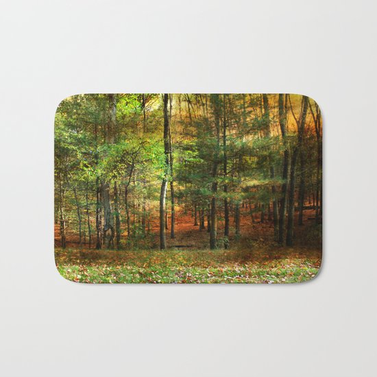 Autumn Sunset - In The Woods Bath Mat