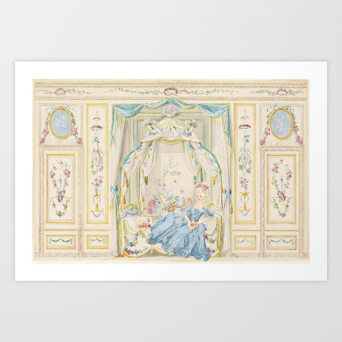 Marie Antoinette Petite Maison Art Print