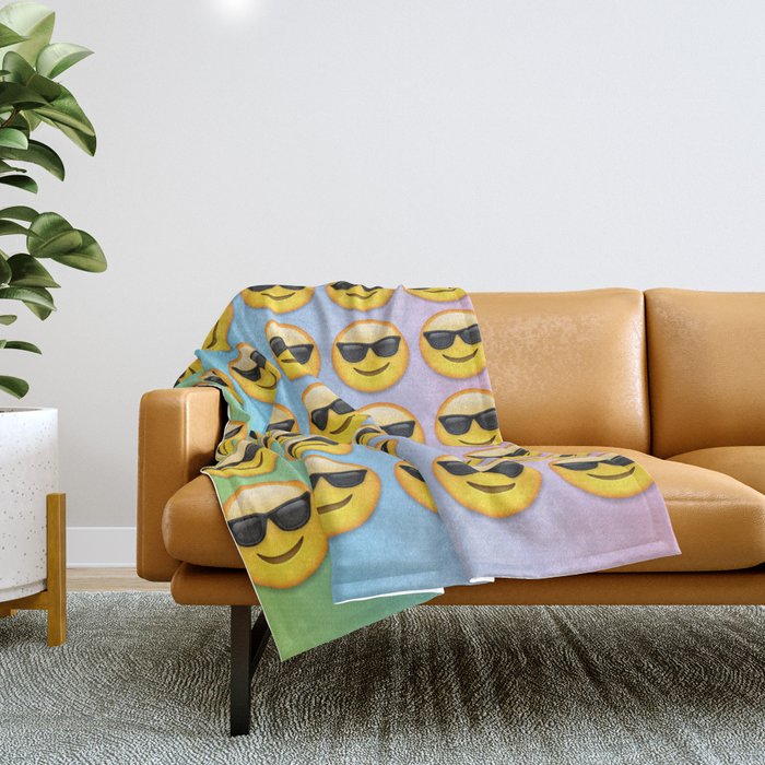 Emoji throw on sale blanket