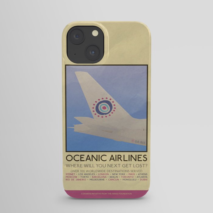 Silver Screen Tourism: OCEANIC AIRLINES / LOST iPhone Case