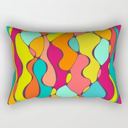 Intertwined, Bright Multi Rectangular Pillow