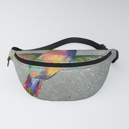 Hummingbird and flower Fanny Pack