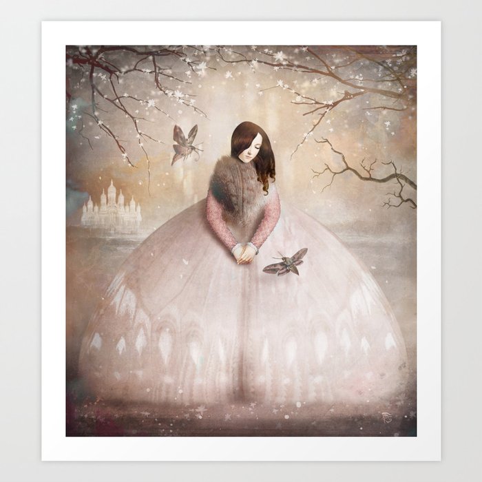 Discover the motif MOTH PRINCESS by Christian Schloe as a print at TOPPOSTER