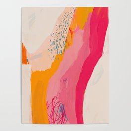 Abstract Line Shades Poster