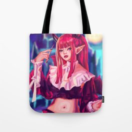 Anime Vampire girl halloween succubus Tote Bag