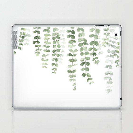 Eucalyptus Watercolor Laptop & iPad Skin