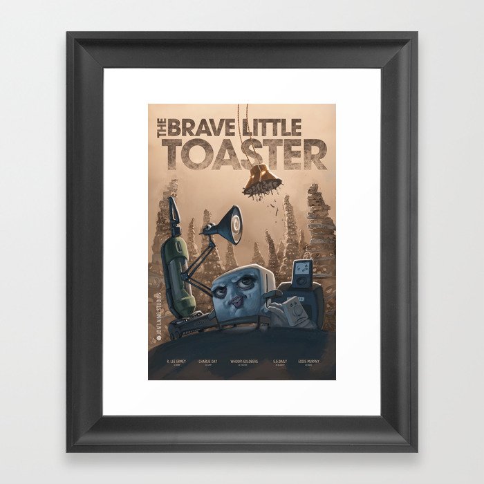 The Brave Little Toaster Framed Art Print
