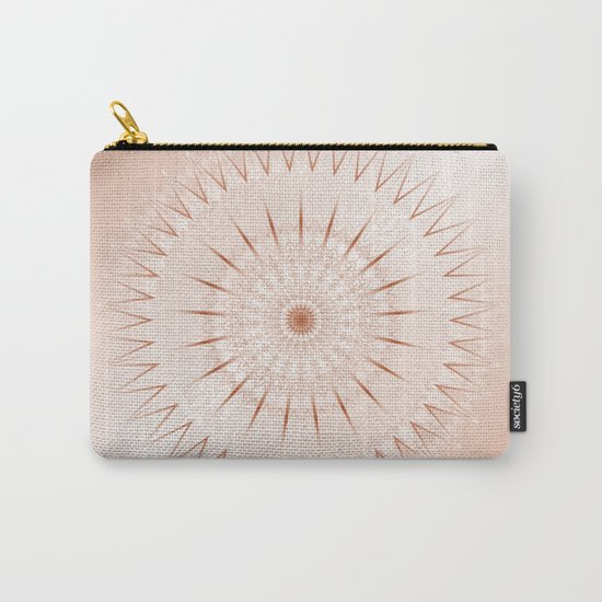 Rose Gold Mandala Carry-All Pouch