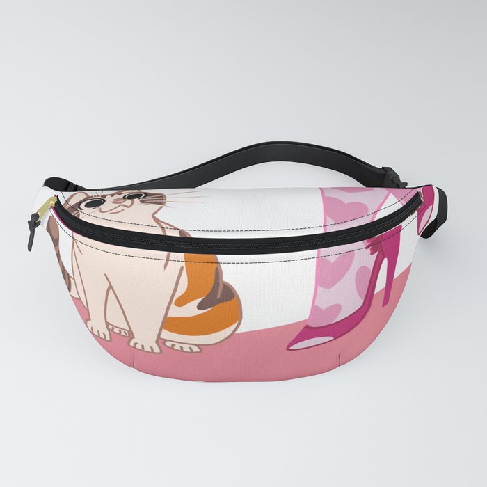Love pink sales fanny pack