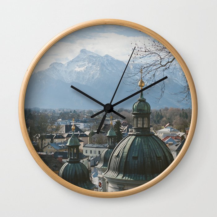 Salzburg Austria View Wall Clock