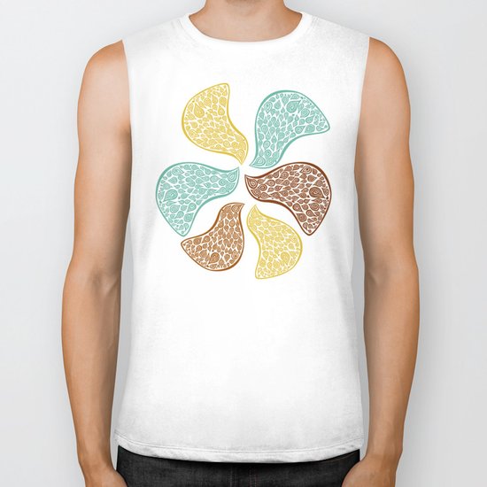 Birds in Disguise Color Biker Tank