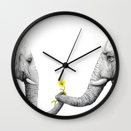 "Up Close You Are More Wrinkly Than I Remembered" Wall Clock