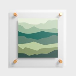 Abstract Landscape forest Floating Acrylic Print