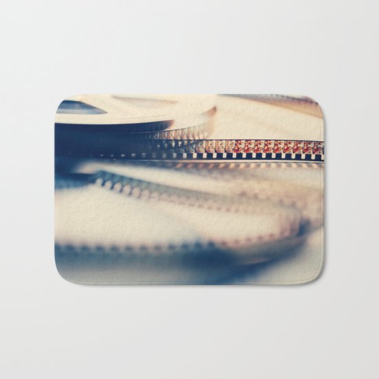 super 8 film II Bath Mat