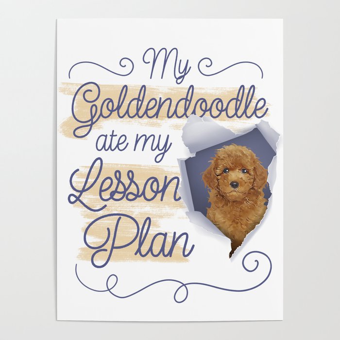 My Goldendoodle Ate My Lesson Plan Poster