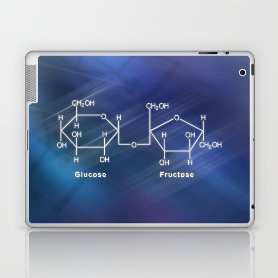 Sucrose Structural chemical formula Laptop & iPad Skin