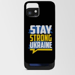 Stay Strong Ukraine iPhone Card Case