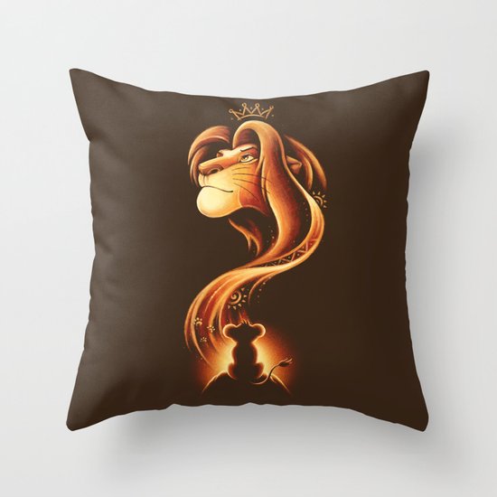 The New King Throw Pillow