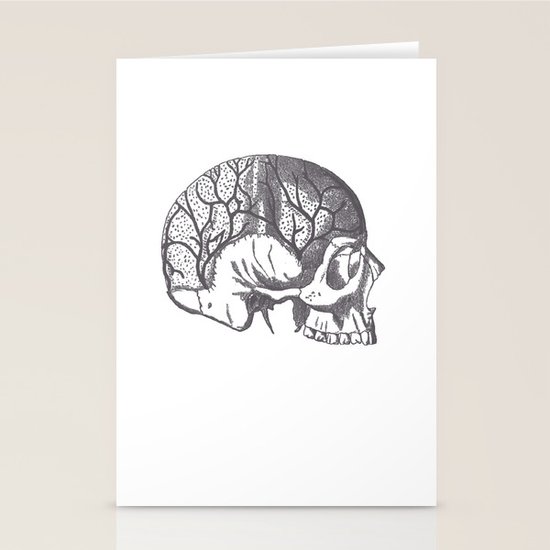 Skull Stationery Cards