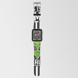 Extraterrestrial Life Alien Funny UFO Apple Watch Band