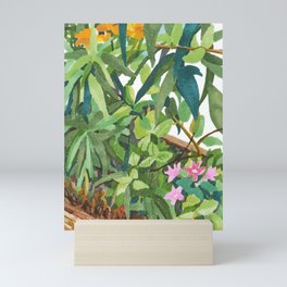 porch garden Mini Art Print