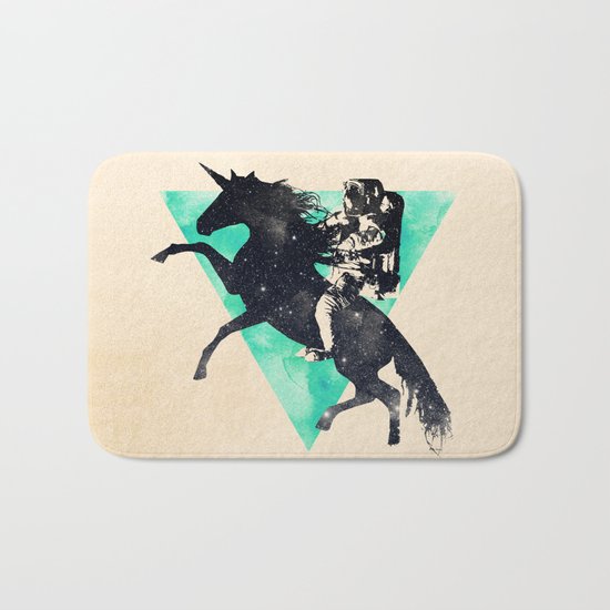 Ride the universe Bath Mat