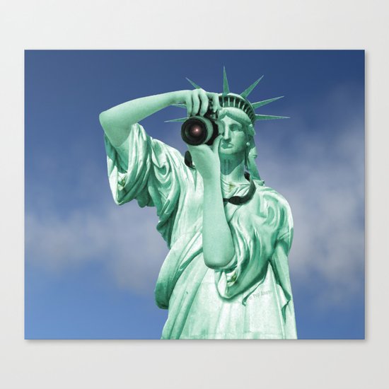 Say cheese for Liberty! Canvas Print