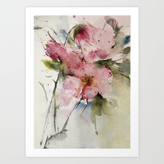 flowers from Arcen Art Print