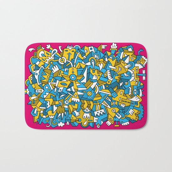Chewing The Mat Bath Mat