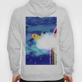 Clouds and Rainbow Hoody