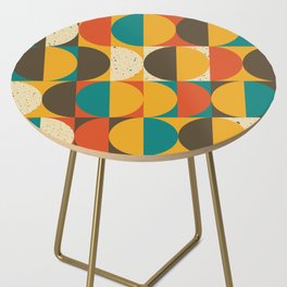 doo-wop it again (vibing vintage palette) Side Table