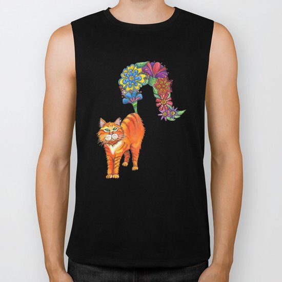 Classy Cat Chloe Biker Tank