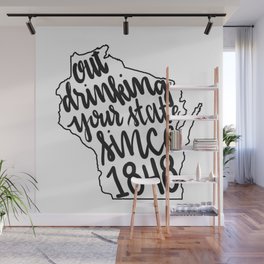 Wisconson Drinking Wall Mural