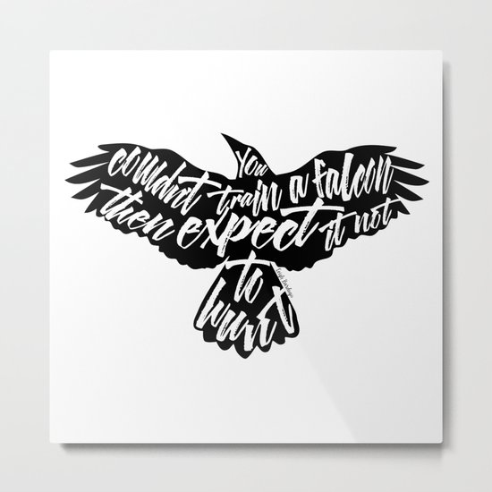 Six of Crows - Falcon design Metal Print