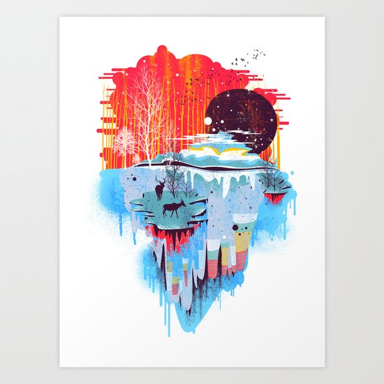 Middle of Nowhere Art Print