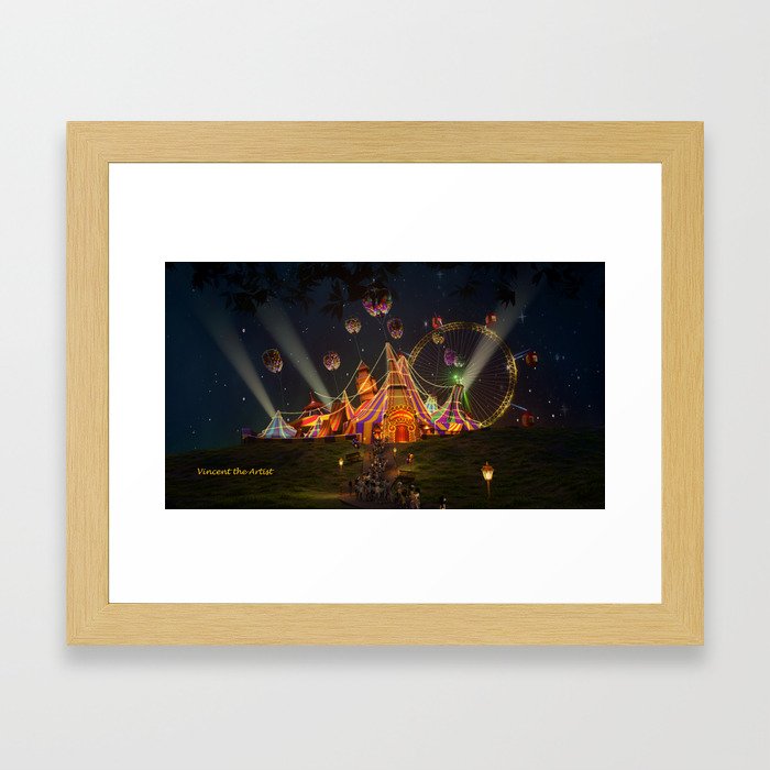 Circus from Vincent the Artist Framed Art Print