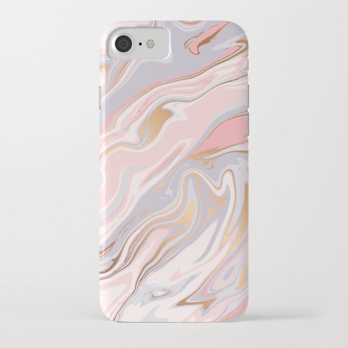 Marble and Gold 005 iPhone Case