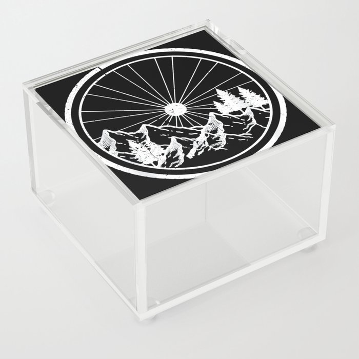 MTB Mountain Bike Trail Acrylic Box