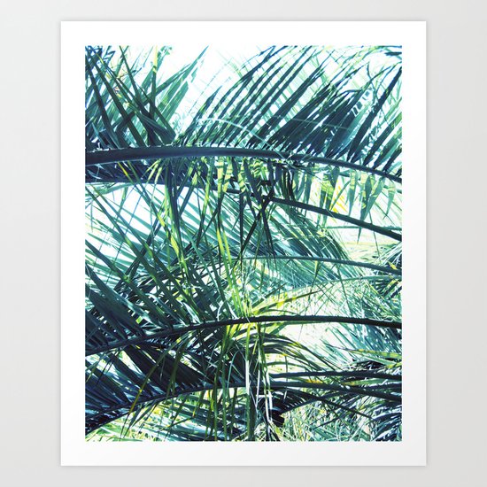 Bright Palm 3 Art Print