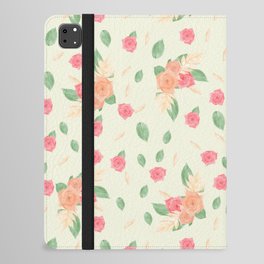 Watercolor floral Seamless Patterns Rose  iPad Folio Case