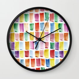 Raining Watercolor  Wall Clock