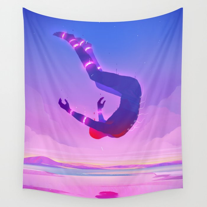 Falling Wall Tapestry by Phazed Society6