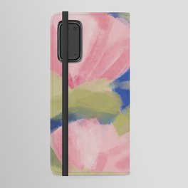 Watercolor Giant Floral Android Wallet Case