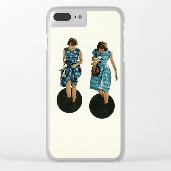Quicksand Clear iPhone Case